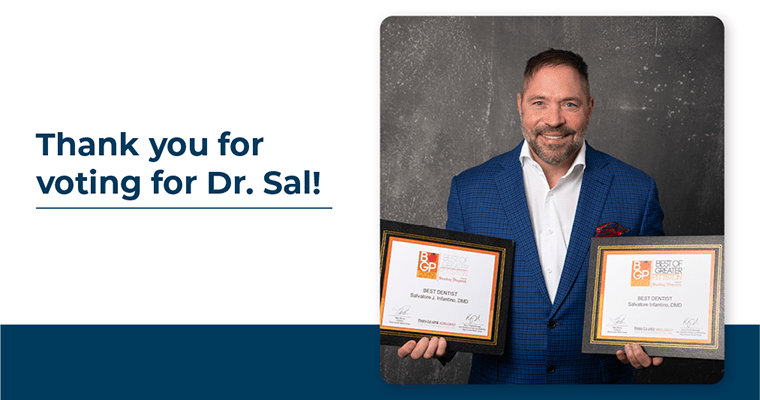 How Did Dr. Sal Win the Best Dentist in Greater Pittston Award?